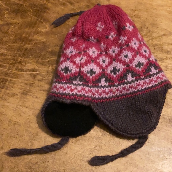 Vintage Lands End Wool Beanie Hat - Picture 4 of 5